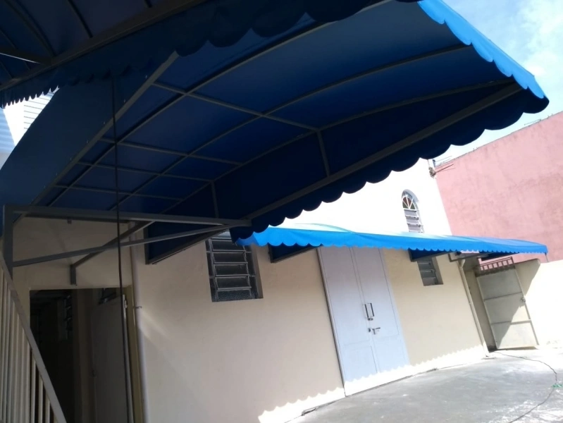 Toldo de lona para garagem