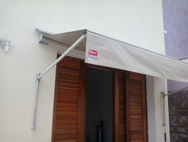 Toldo de lona para varanda